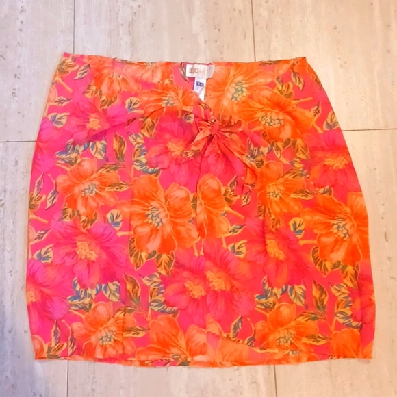 Beach Riot Other - Beach Riot Melanie Tie Sarong in Miami Peony